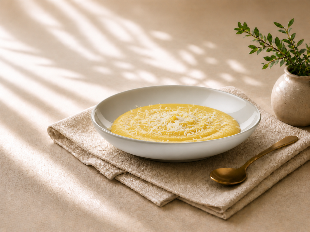 Vellutata di Polenta e Formaggi – Cremosa tradizione in versione istantanea